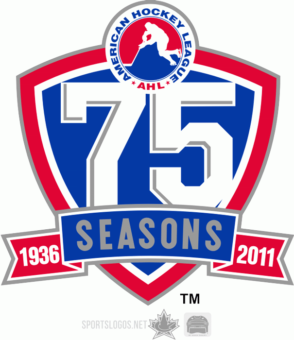 American Hockey League 2010 11 Anniversary Logo iron on transfers for clothing